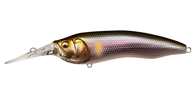 MEGABASS Live-X Model 1 crankbait featuring its realistic design and vibrant finishes