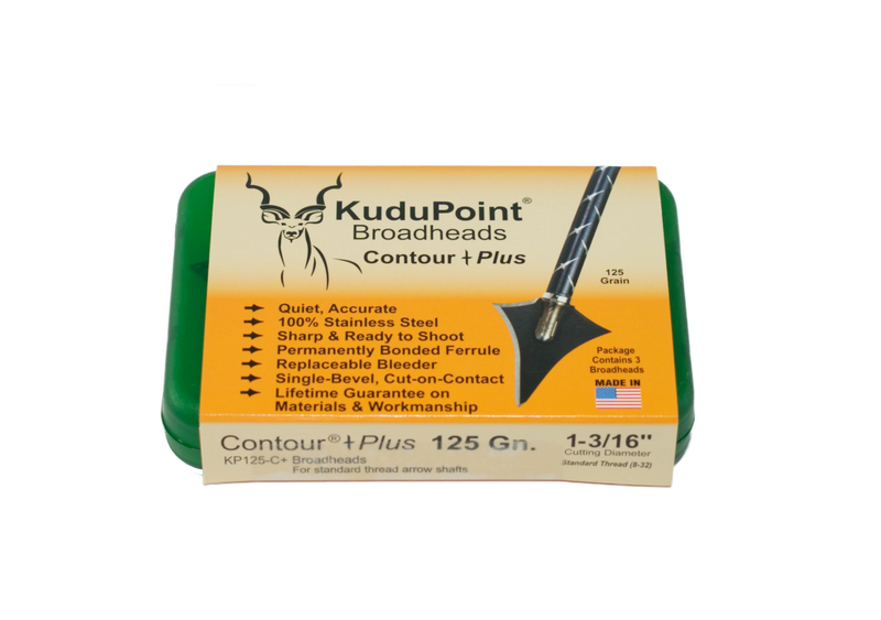 Kudu Point Broadheads Contour Plus w/BleederJOOTTI125