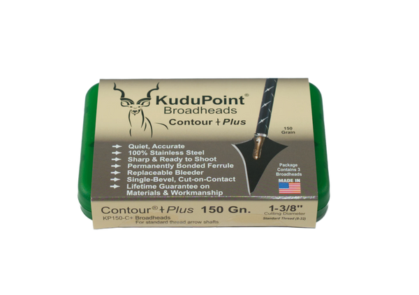 Kudu Point Broadheads Contour Plus w/BleederJOOTTI125