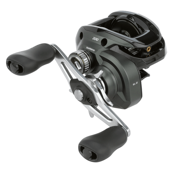 Shimano Curado 200 M Casting Reel showcasing its sturdy design, precision gear system, and comfortable handle, ideal for providing reliable performance and ease of use during fishing trips.