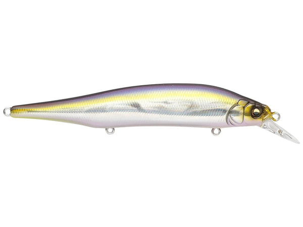 Megabass Ito Shiner Jerkbaits showcasing their sleek design and vibrant colors, perfect for effective suspending jerkbait fishing.