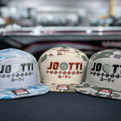 Jootti x Japanese logo flat bill hat