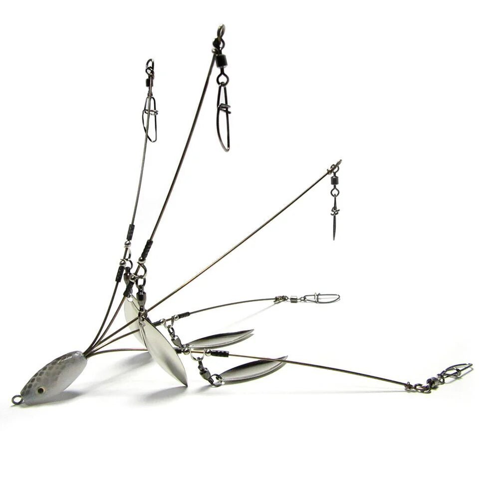 Hog Farmer 5 Wire-4 Blade Mini A Rig | Enhanced Alabama Rig for ...
