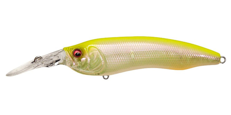 MEGABASS Live-X Model 1 crankbait featuring its realistic design and vibrant finishes