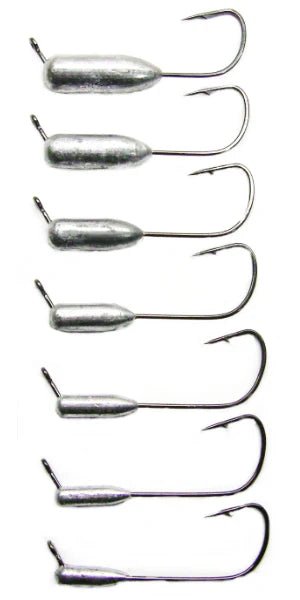 Venom Tube Jig Heads 3/0 60º BLK NICKLE HK