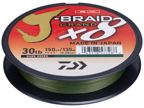 Daiwa J-Braid Grand x8 Braided Line