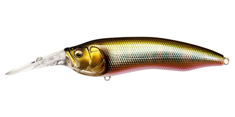 MEGABASS Live-X Model 1 crankbait featuring its realistic design and vibrant finishes