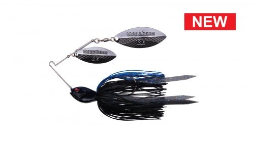 Megabass SV-3 Double Willow Spinnerbait showcasing its unique design and advanced features for competitive fishing