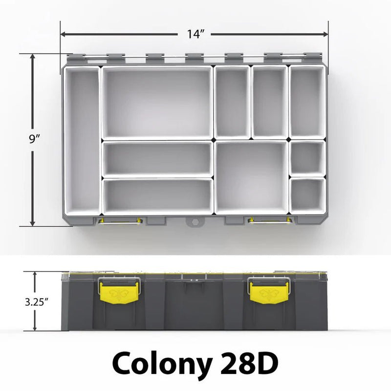 buzbee tackle box Buzbe C28D Colony 28D Deep Modular Tackle Box