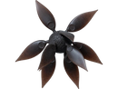 HIDEUP Coike Fish Gill L (Large) creature bait, Green Pumpkin color