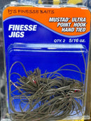 PJ’s Finesse Jig – Hand - Tied with Mustad Ultra Point Hook (2 Pack)JOOTTI5/16