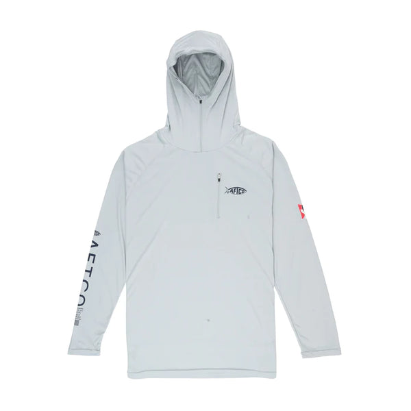Aftco Jason Christie Hooded LS Performance Shirt