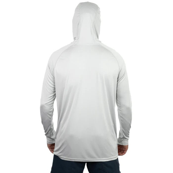 Aftco Jason Christie Hooded LS Performance ShirtJOOTTIGray