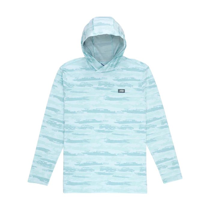 AFTCO Ocean Bound Hooded Performance ShirtJOOTTIMinit Shoreline Camo