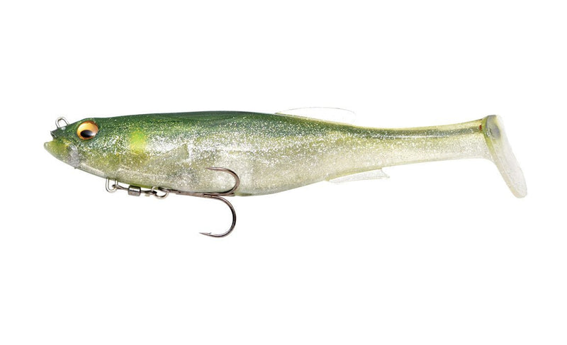 MegaBass MAGDRAFT swimbait showcasing its realistic profile and vibrant colors