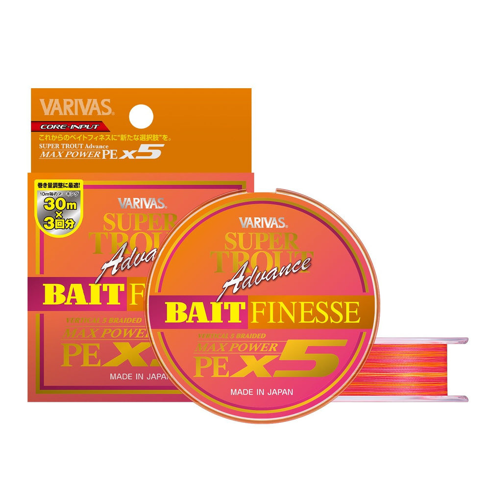 VARIVAS Super Trout Advance BaitFinesse Max Power PE X5