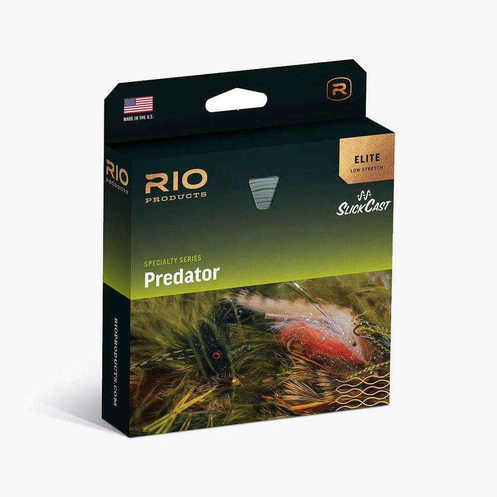 Rio ELITE PREDATOR FLY LINE (Black/Gray/Yellow/Beige) (Float/Intermediate/Slow Sink)
