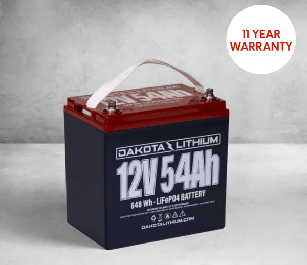 DAKOTA LITHIUM 12V 54AH DEEP CYCLE LIFEPO4 BATTERY