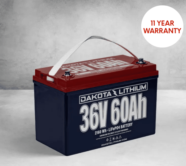 DAKOTA LITHIUM 36V 60AH DEEP CYCLE LIFEPO4 SINGLE BATTERY