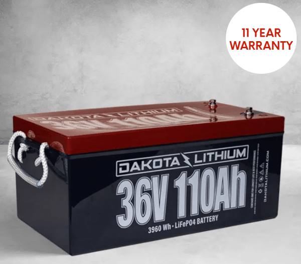 DAKOTA LITHIUM 36V 110AH DEEP CYCLE LIFEPO4 SINGLE BATTERY