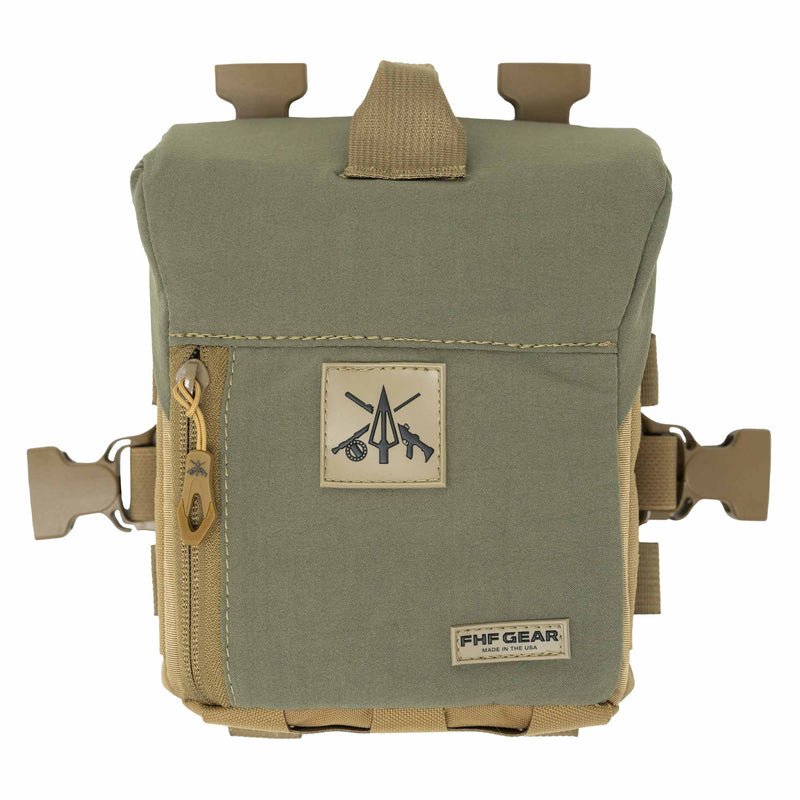 FHF FOB Bino Pouch W/ coyote brown Airframe Harness