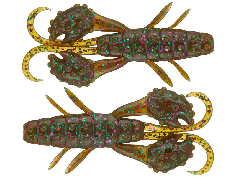 Deps Beckon Craw 3.5"JOOTTIGreen Pmkn/Purple & Green Flake - 5pk