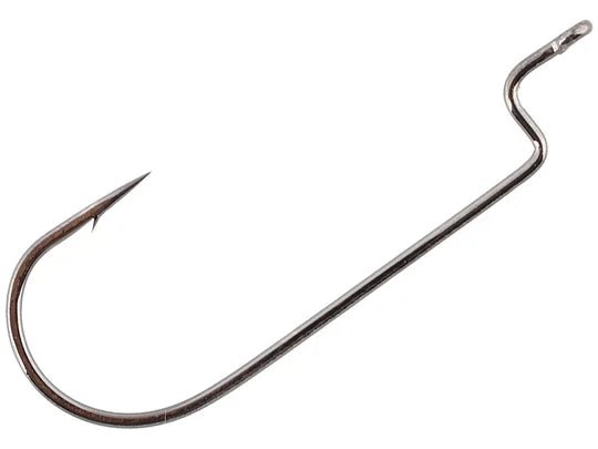 Gamakatsu Offset Round Bend Worm Hooks BlackJOOTTI1/0