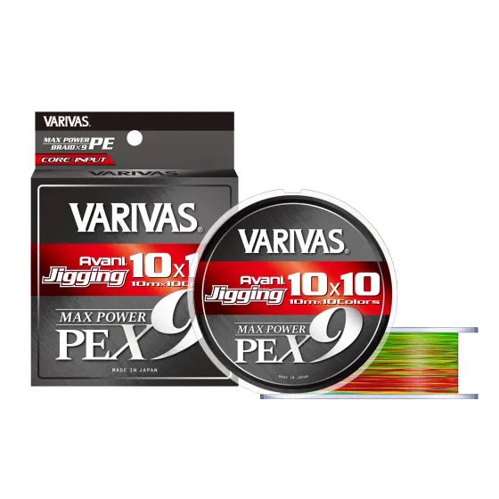 Varivas Avani Jigging 10 x 10 Max Power PE x9