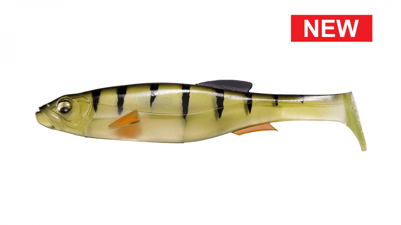 MegaBass MAGDRAFT swimbait showcasing its realistic profile and vibrant colors