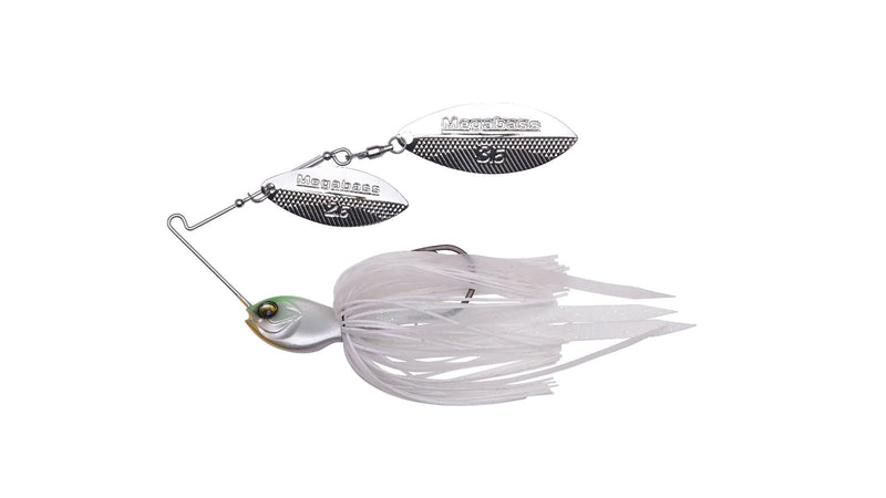 Megabass SV-3 Double Willow Spinnerbait showcasing its unique design and advanced features for competitive fishing