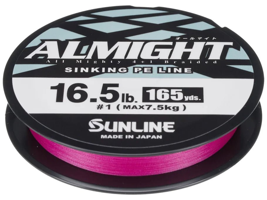 Sunline Almight Pink Sinking PE Braid