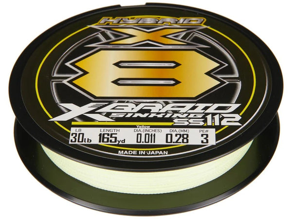 Daiwa XBraid Sinking SS112 Braid Braided LineJOOTTI15Lb