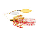 War Eagle Screamin' Eagle Gold Frame Double Willow Spinnerbait, Bleeding Shad, 1/2 oz