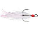 Gamakatsu Black Feathered Treble Hook 2pkJOOTTIWhite/Red