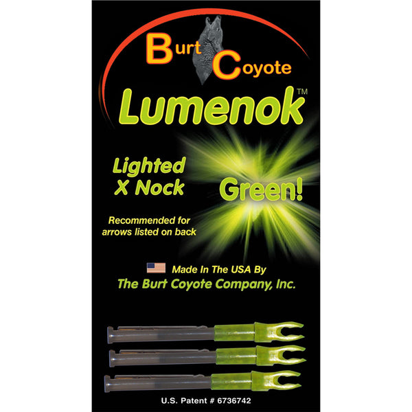 Lumenok Lighted Nocks Hd Orange X 3 Pk.
