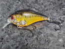 Lucky Craft LC 1.5 CrankbaitsJOOTTICf Lens Ghost Golden Black Shad