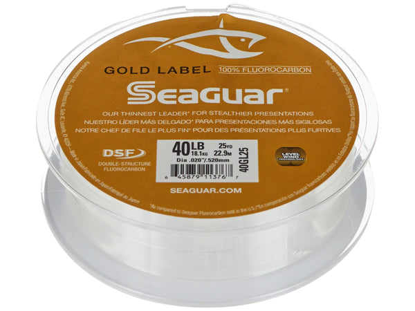 Seaguar Gold Label 100% Fluorocarbon Leader Line